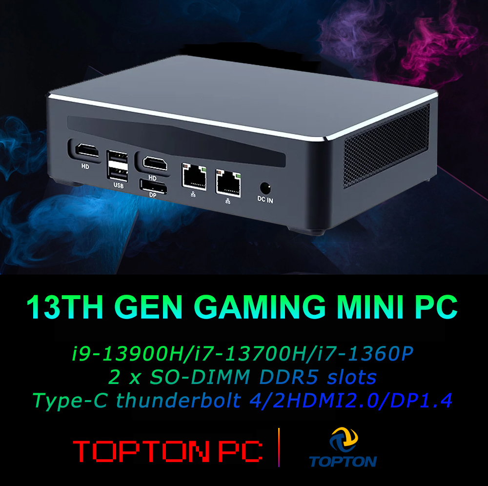 Intel Core I9 13900H Mini Pc - Powerful Desktop Computer with Core i9