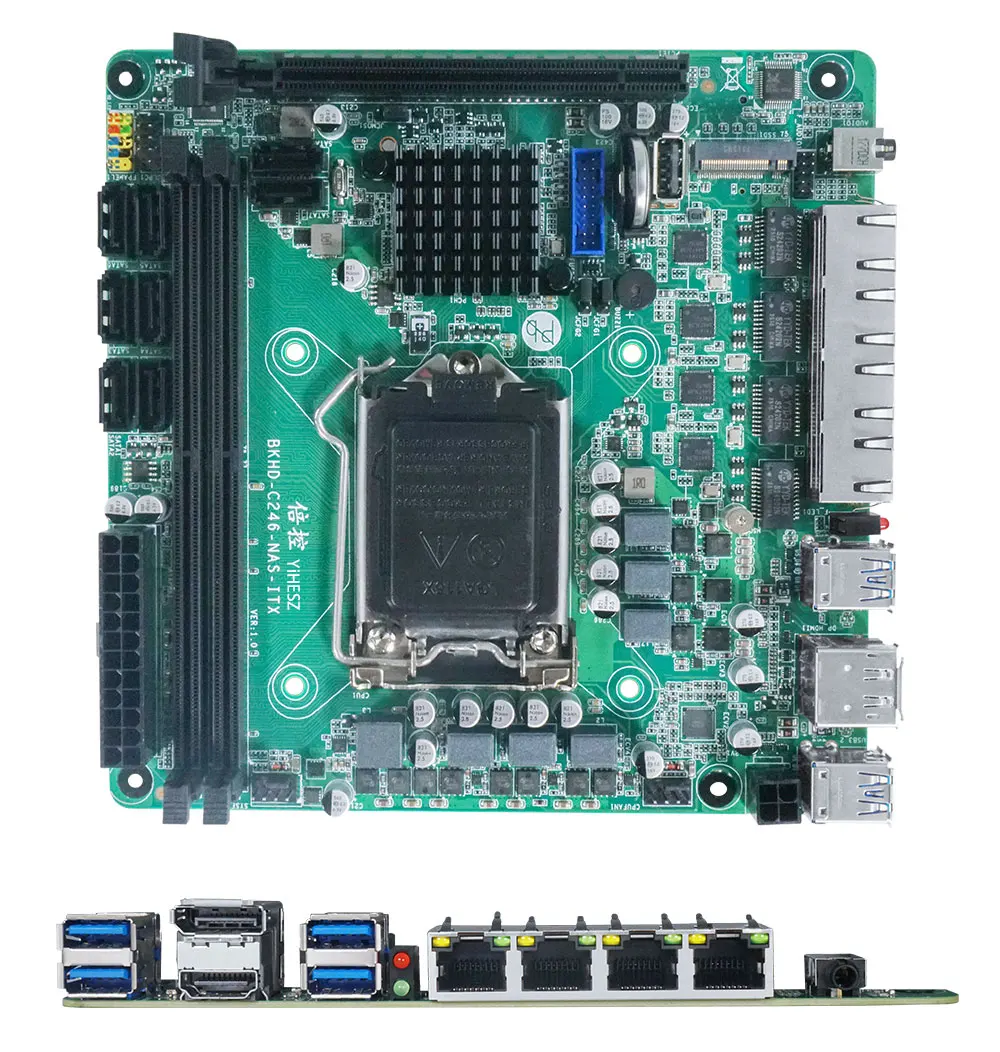 C246 ITX NAS Motherboard Suppo - огляд і ціна Nas Motherboard 8 Sata Mini Itx