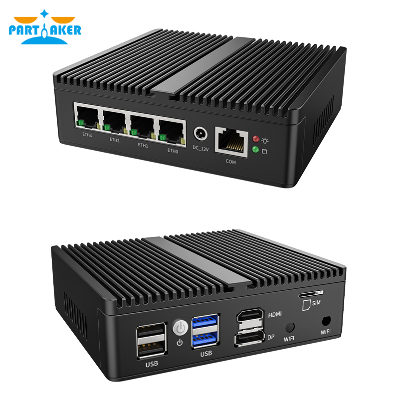 Partaker Mini PC N5105 N150 J4 - огляд і ціна Pfsense Firewall Router 2.5G 4 I226