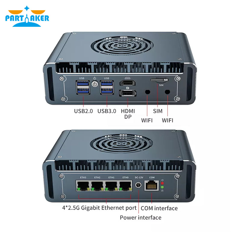 12th Gen Intel I3-1115G4 Fanle - огляд і ціна Pfsense Firewall Router 2.5G 4 I226
