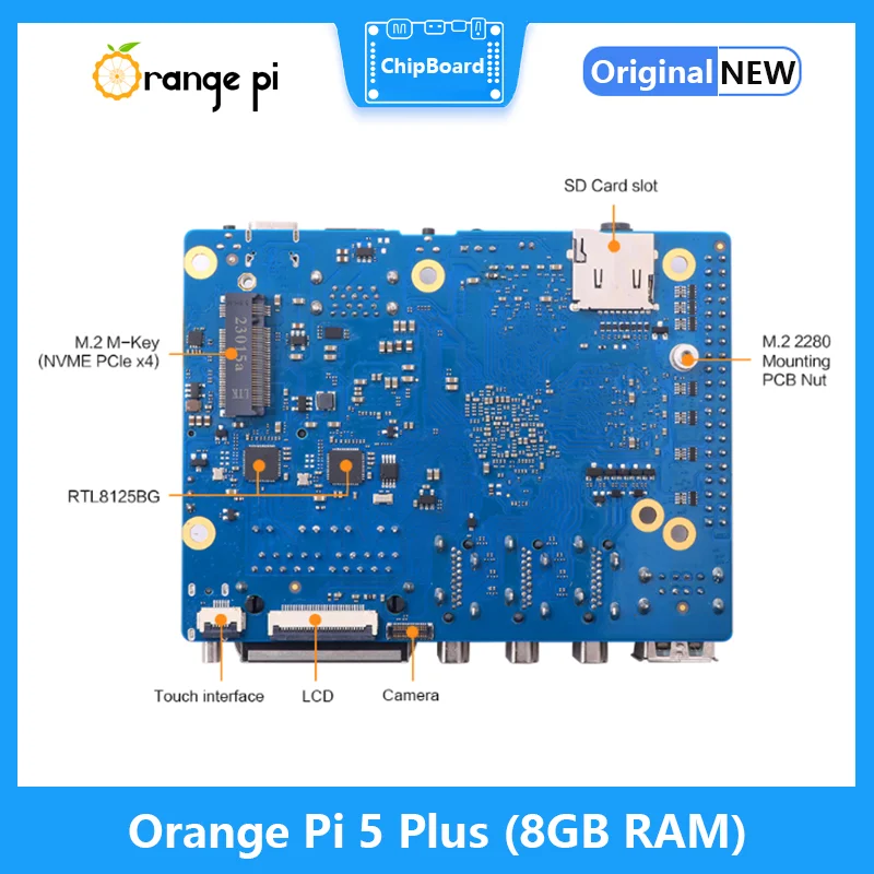 Orange Pi 5 Plus 8GB RAM RK358 - огляд і ціна Orange Pi 5 Plus 16Gb