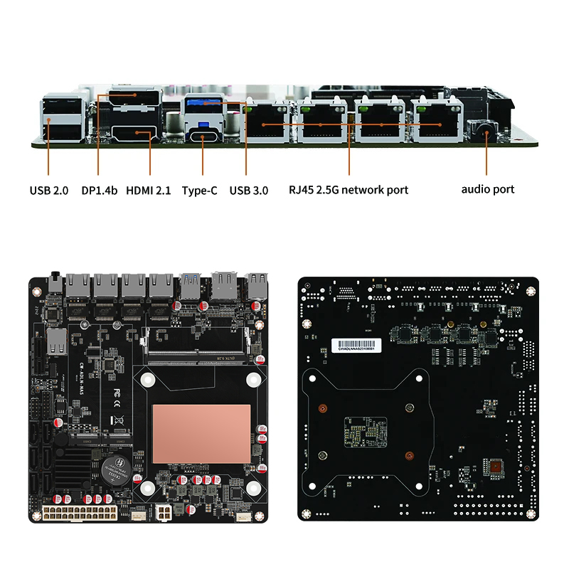 ITX N150 Motherboard Nas Set A - огляд і ціна Nas Motherboard 8 Sata Mini Itx