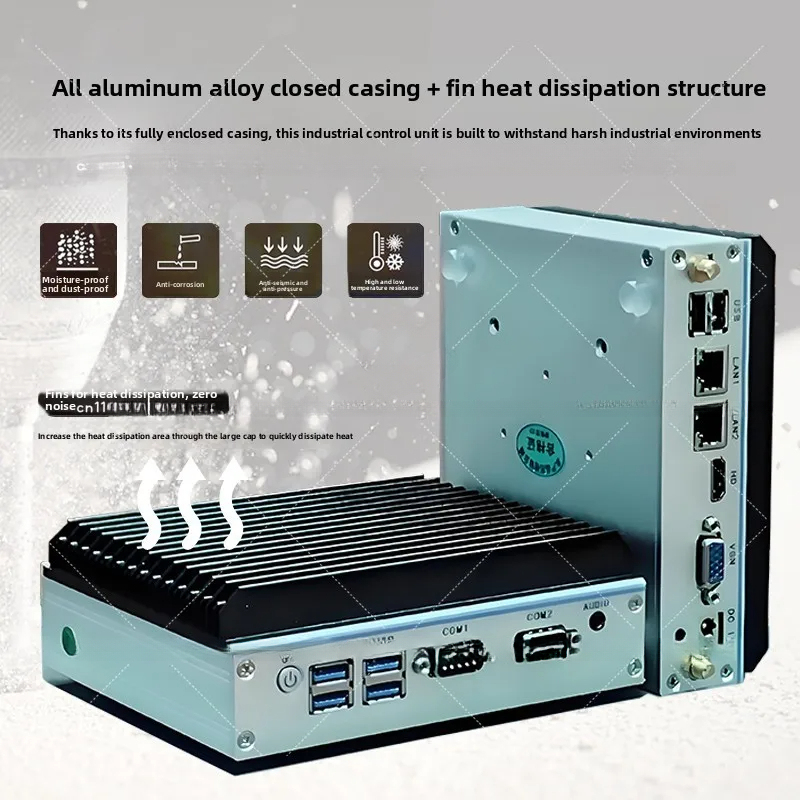 Mini Industrial PC - Quad-Core - огляд і ціна Fanless Industrial Pc Rs485 Core I7