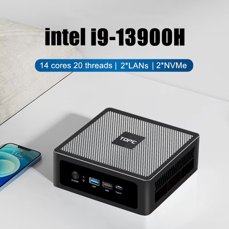 Topton Gaming Mini PC 13th Gen - огляд і ціна Intel Core I9 13900H Mini Pc