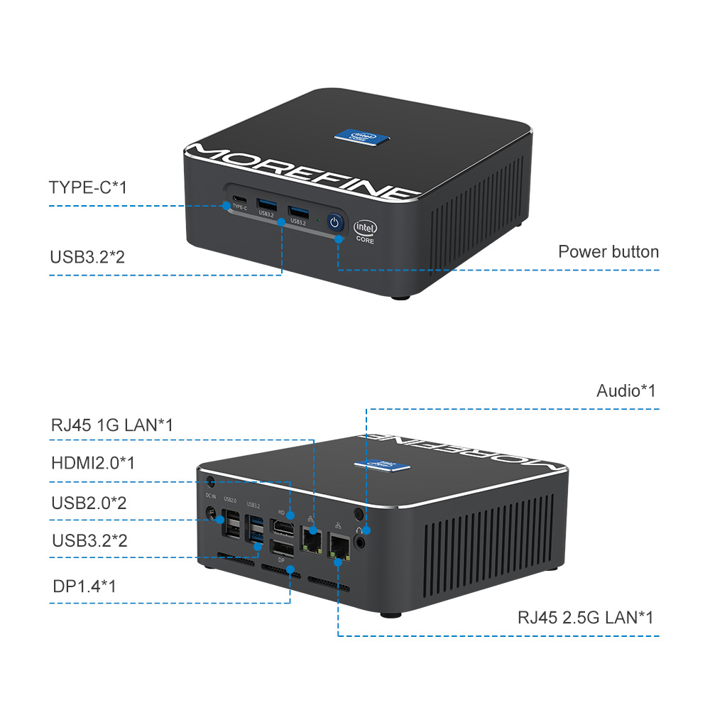 2025 Mini PC i9-13900H i9 1290 - огляд і ціна Intel Core I9 13900H Mini Pc