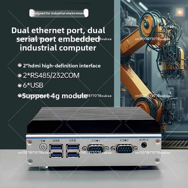 Mini Industrial PC - Quad-Core - огляд і ціна Fanless Industrial Pc Rs485 Core I7