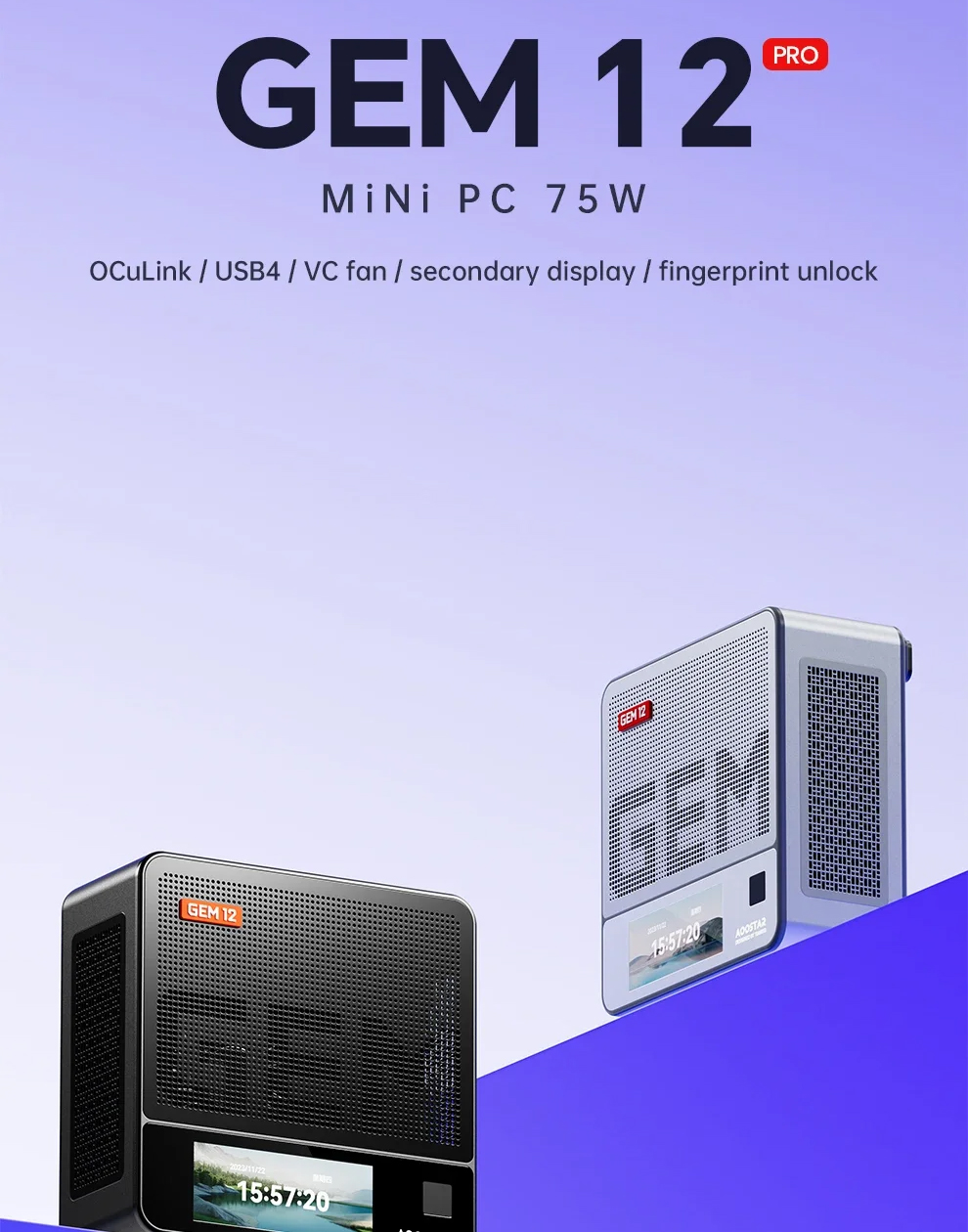 GEM12 Pro AMD Ryzen 7 8845HS G - огляд і ціна Amd Ryzen 7 7840Hs Mini Pc