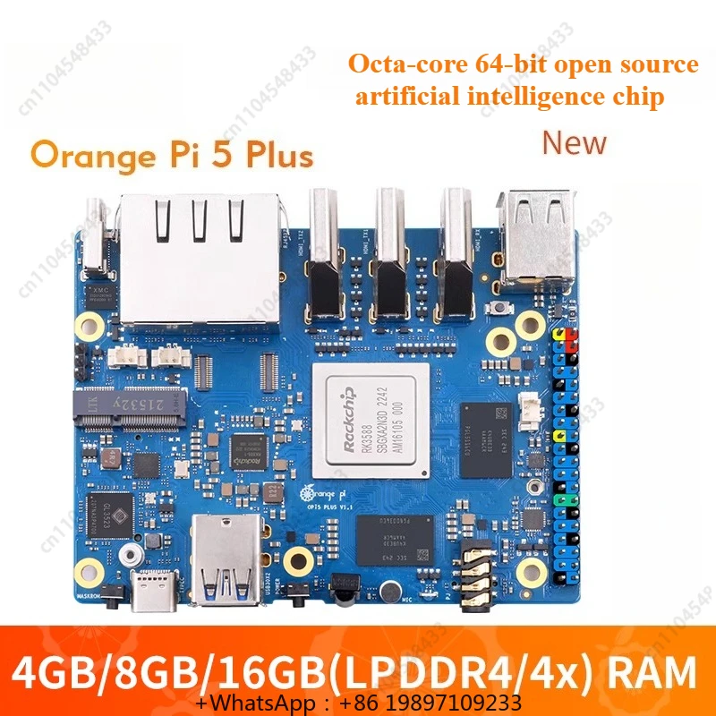OrangePi 5 PLUS Development Bo - огляд і ціна Rockchip Rk3588 Development Board