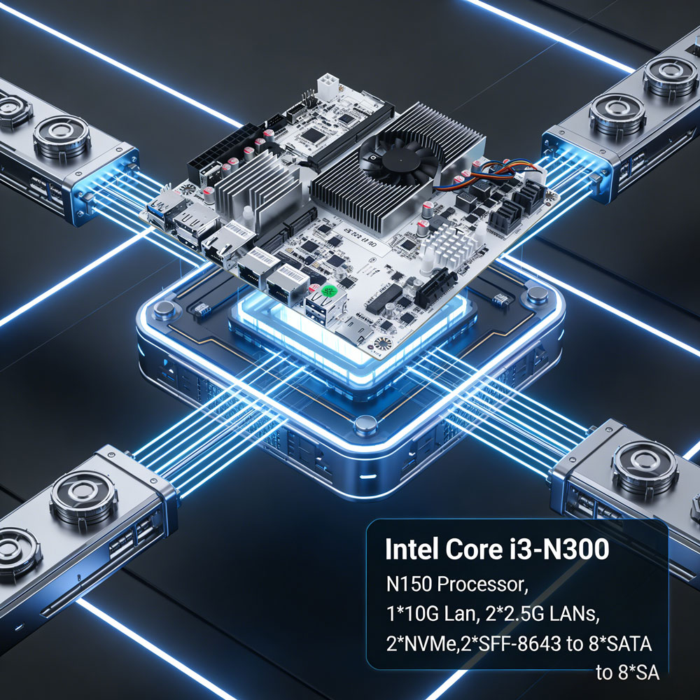 8-Bay NAS Mini ITX Motherboard - огляд і ціна Nas Motherboard 8 Sata Mini Itx