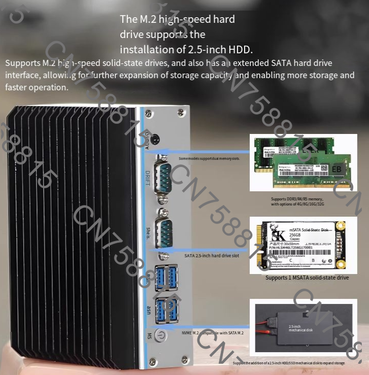 Dual LAN/Serial RS485, Fanless - огляд і ціна Fanless Industrial Pc Rs485 Core I7