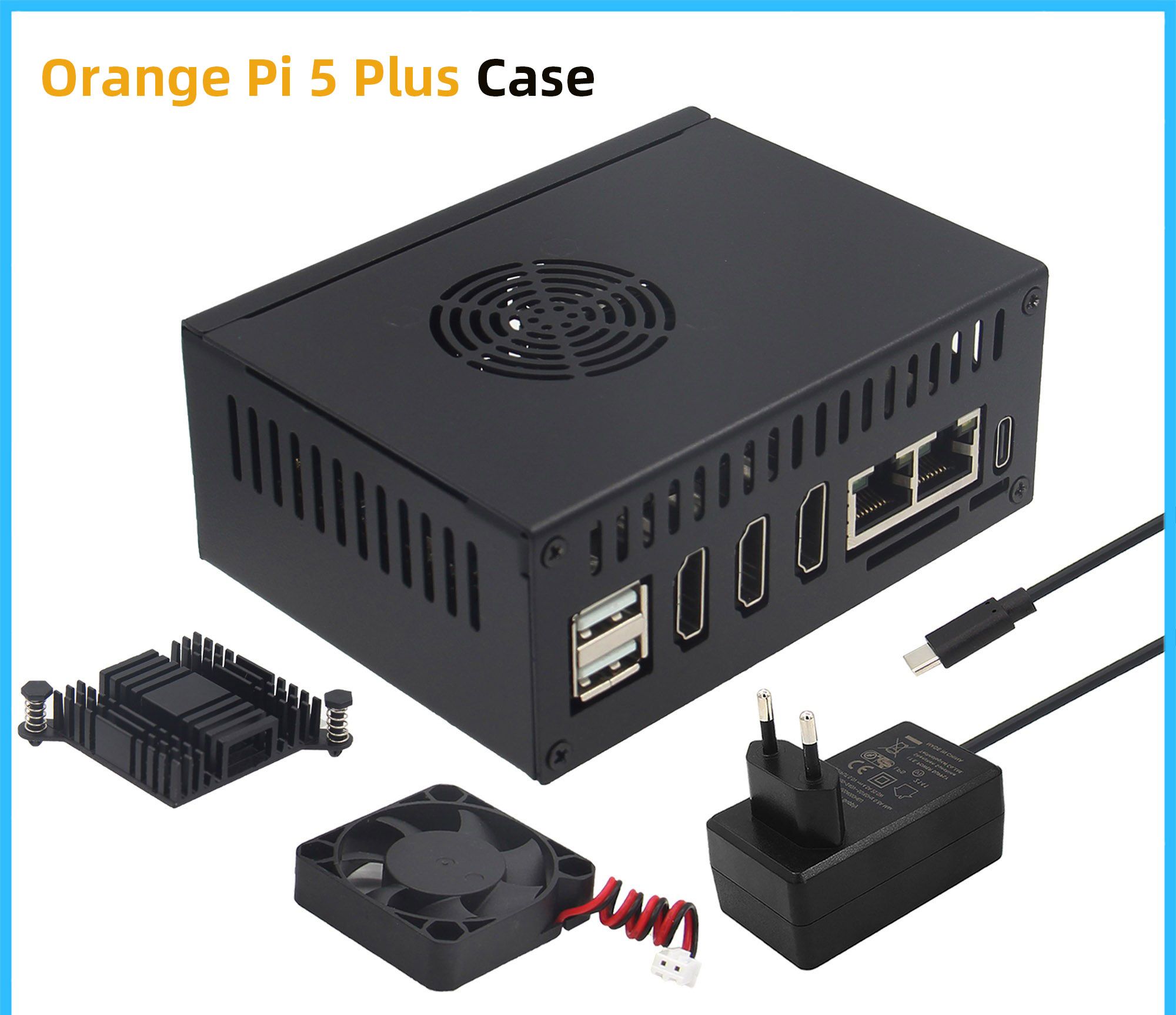 Orange Pi 5 Plus Case(N508) wi - огляд і ціна Orange Pi 5 Plus 16Gb