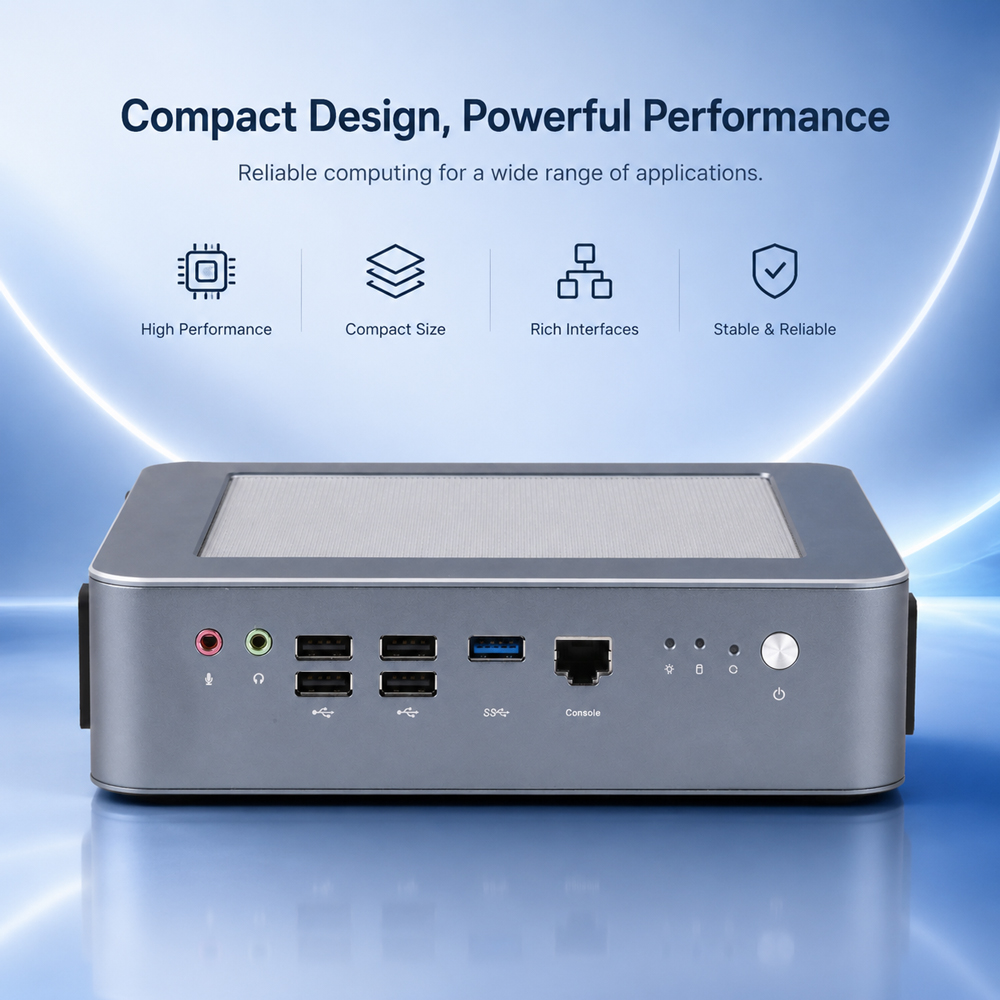 Qotom Q51551ST Mini PC Int el  - огляд і ціна Dual Lan 10G Sfp+ Mini Pc