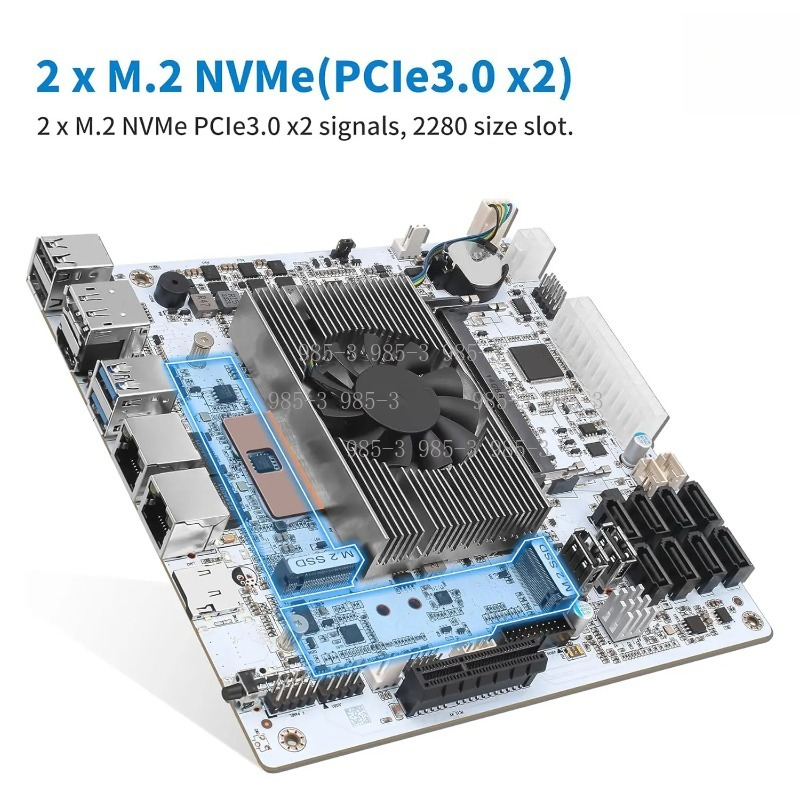 White Mini‑ITX M11 NAS Motherb - огляд і ціна Nas Motherboard 8 Sata Mini Itx