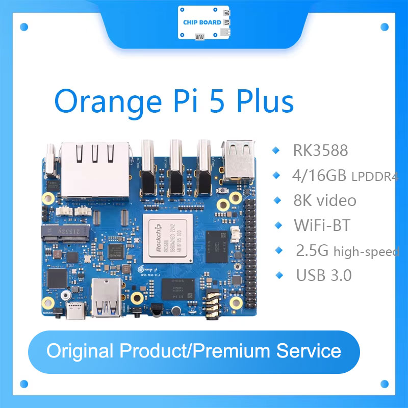 Orange Pi 5 Plus  Single Board - огляд і ціна Orange Pi 5 Plus 16Gb