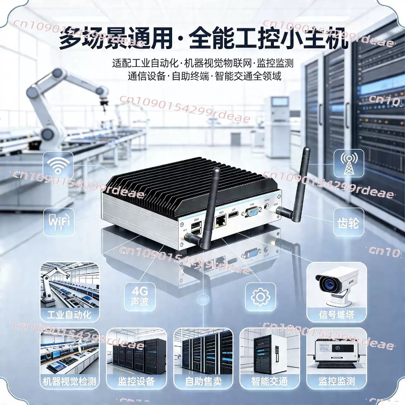 Mini Industrial PC - Quad-Core - огляд і ціна Fanless Industrial Pc Rs485 Core I7