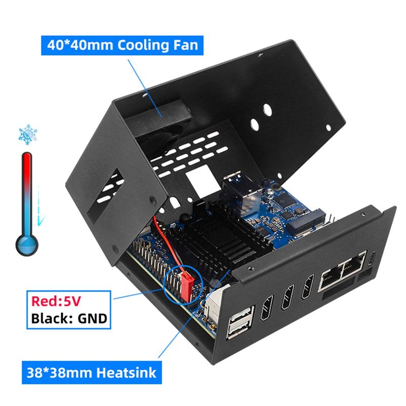 A29F-Metal Case High Quality C - огляд і ціна Orange Pi 5 Plus 16Gb