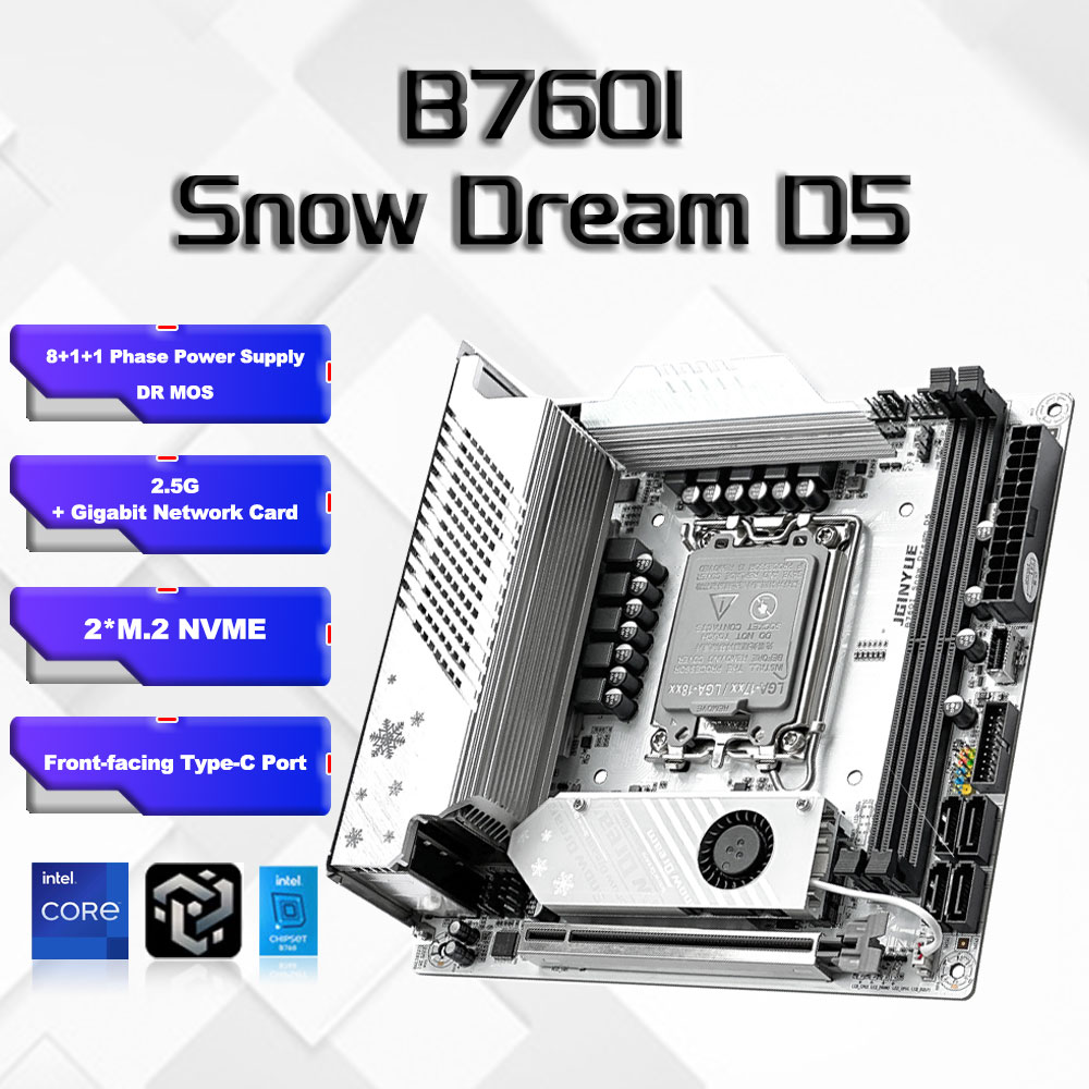 B760i ARGB WIFI DDR5 Motherboa - огляд і ціна Lga1700 Itx Motherboard Ddr5