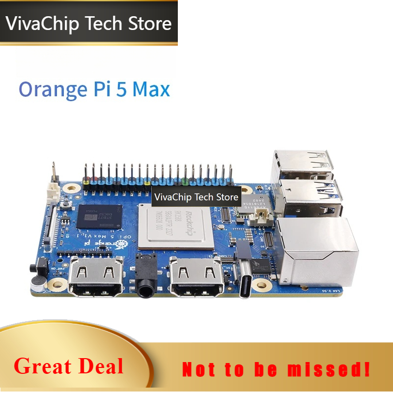 VivaChip TechOrange Pi 5 Max 1 - огляд і ціна Rockchip Rk3588 Development Board